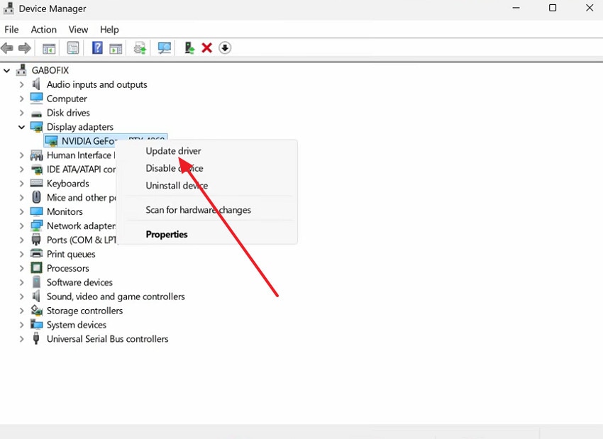 update graphic drivers